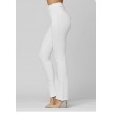 Bootcut - White Women's Stretch Dress Pants - Wear to Work - Ponte Treggings