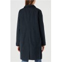 Black Women's Relaxed-Fit Water-Resistant Trench Coat
