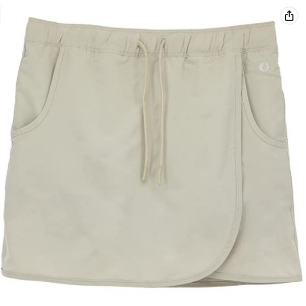  Abbey Stone Womens Casual Skort with Pockets Breathable Skirt with Shorts Lining